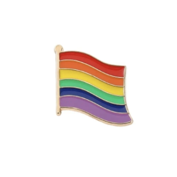 Other - 🌈PRIDE 2024🌈5 for $20 Pin Waving Flag rainbow colored